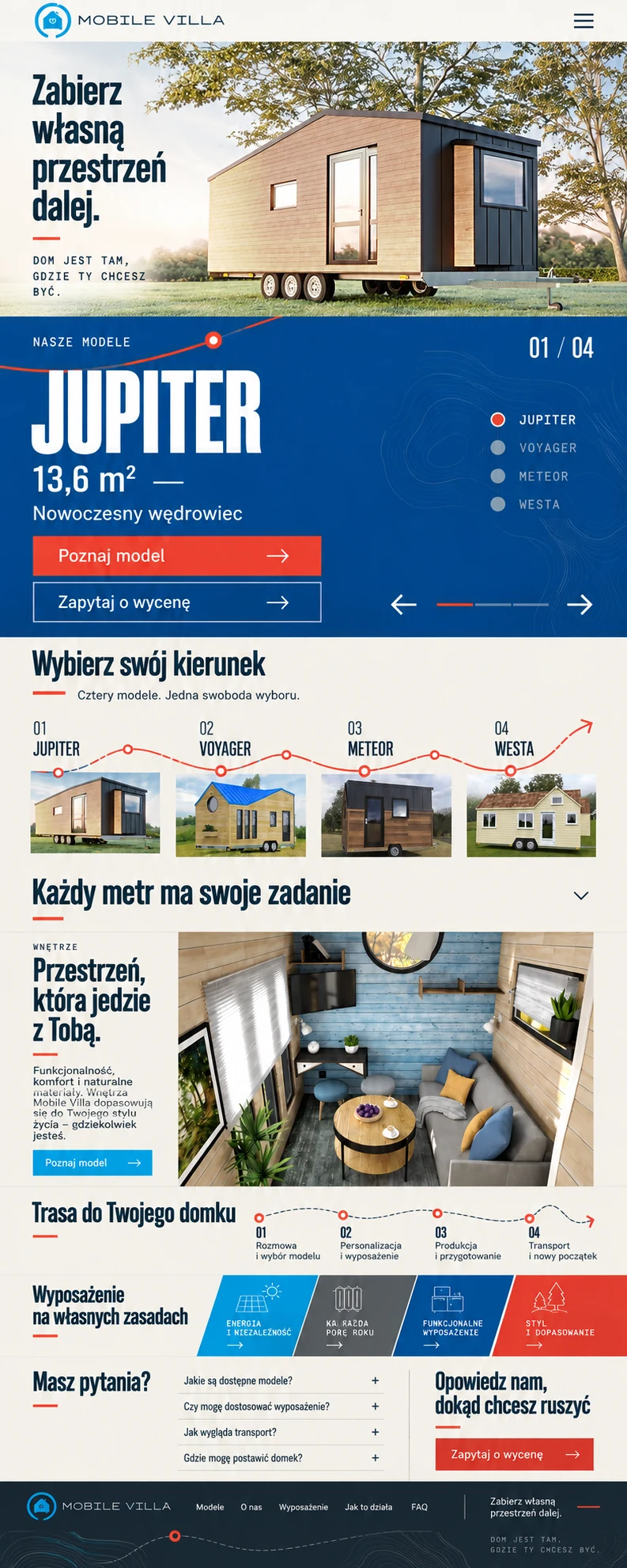 Pełny mobilny kierunek C Road Atlas Modernism dla Mobile Villa